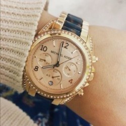 ساعة مايكل كورس Michael Kors Blair Two-Tone Bracelet Watch, 39mm